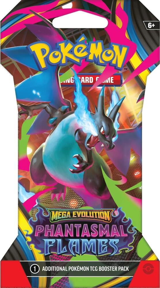 Pokémon Trading Card Game: Mega Evolution Phantasmal Flames Sleeved Booster Pack