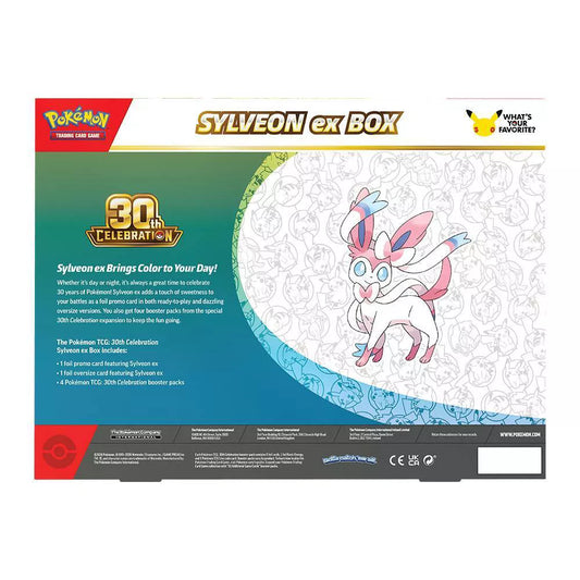 Pokémon Trading Card Game: 30th Celebration Sylveon ex Box