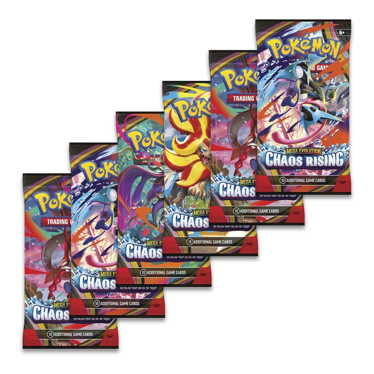 Pokémon Trading Card Game: Mega Evolution Chaos Rising Booster Bundle