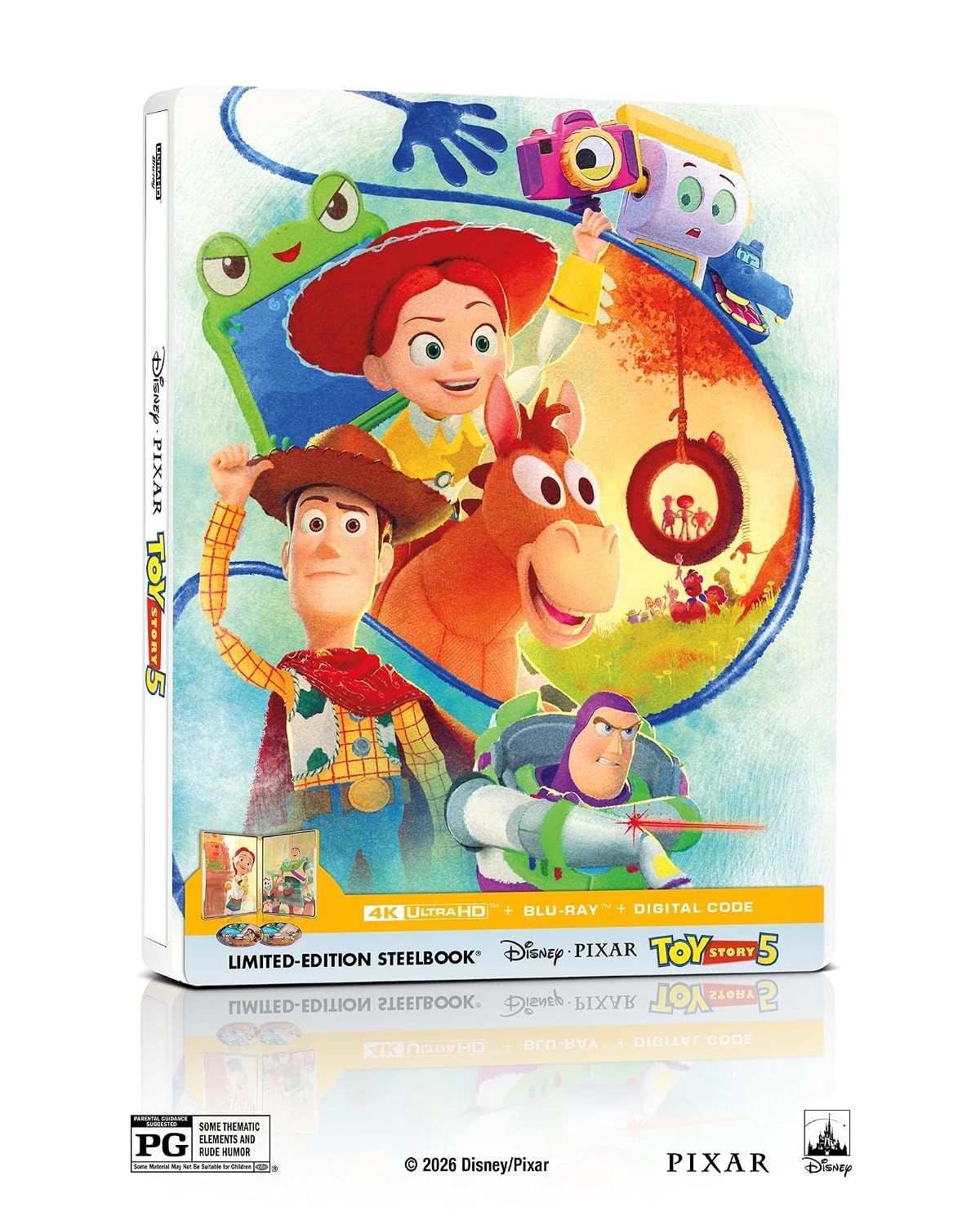 Toy Story 5 - 4K UHD + Blu-ray + Digital SteelBook