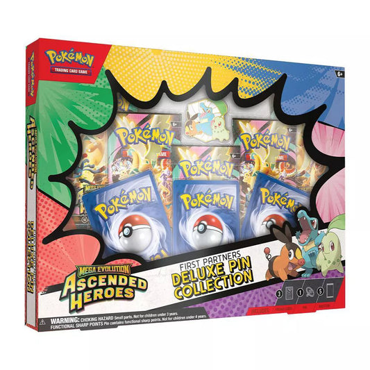 Pokémon Trading Card Game: Mega Evolution Ascended Heroes First Partners Deluxe Pin Collection