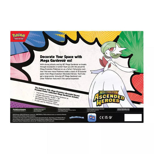 Pokémon Trading Card Game: Mega Evolution Ascended Heroes Premium Poster Collection Mega Gardevoir