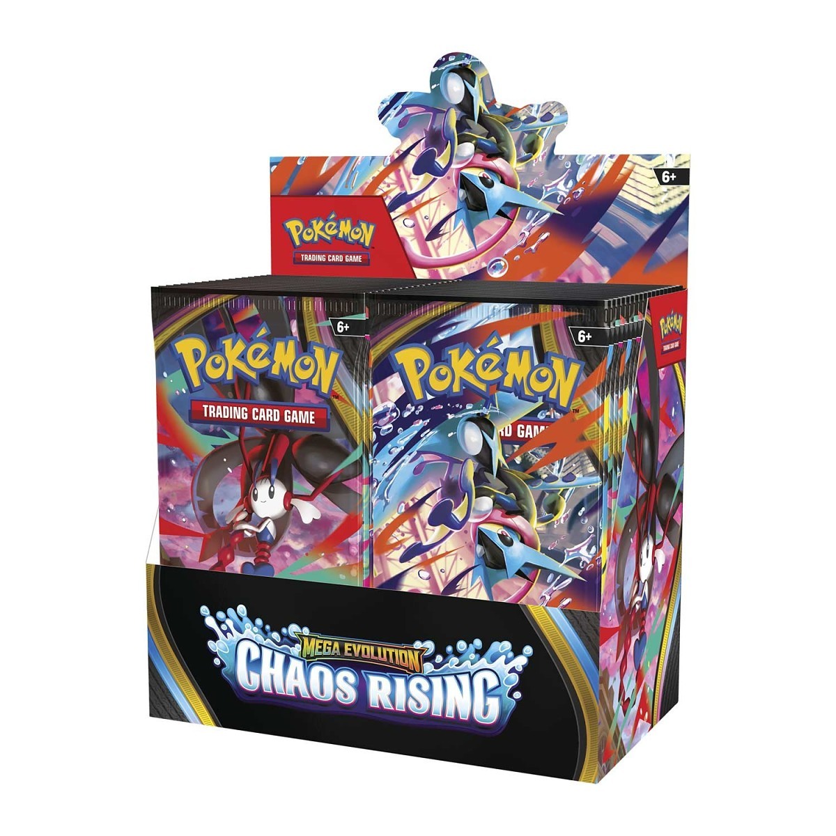 Pokémon Trading Card Game: Mega Evolution Chaos Rising Booster Display Box
