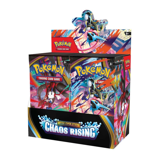 Pokémon Trading Card Game: Mega Evolution Chaos Rising Booster Display Box