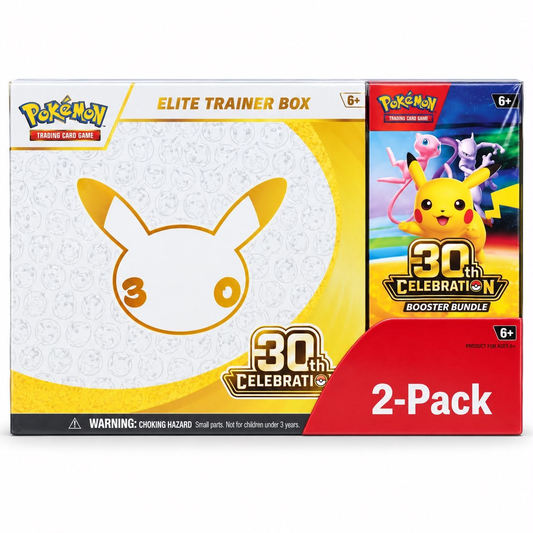 Pokémon Trading Card Game: 30th Celebration Elite Trainer Box + Booster Bundle