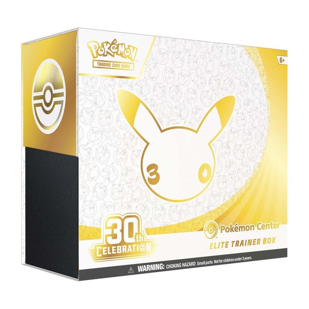 Pokémon TCG 30th Celebration Pokémon Center Elite Trainer Box sealed packaging