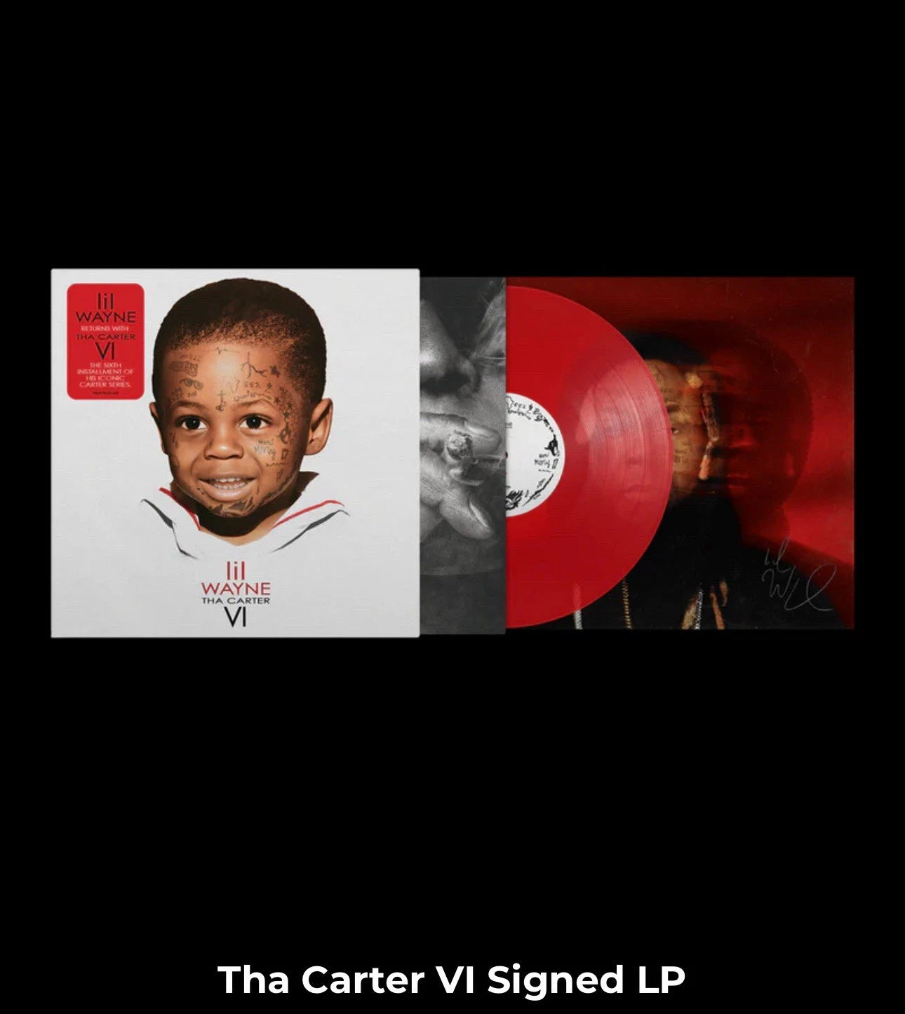 Lil Wayne "Tha Carter VI" Red LP Signed Vinyl