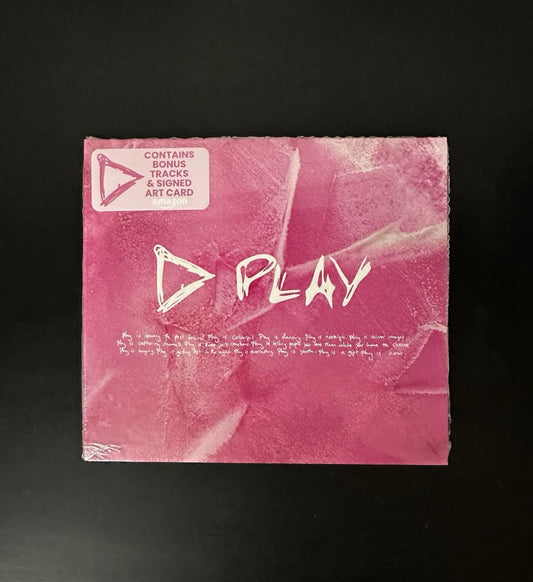 Ed Sheeran "Play" Pink White CD Deluxe + Signed Art Card