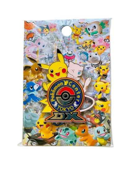 Pokémon Center Tokyo DX exclusive Pikachu and Mew pin